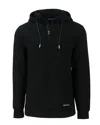 Cutter & Buck Roam Eco Half Zip Recycled Mens Hooded Pullover