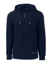 Cutter & Buck Roam Eco Half Zip Recycled Mens Hooded Pullover