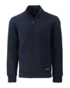 Cutter & Buck Roam Eco Recycled Full Zip Mens Jacket In Blue