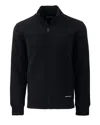 Cutter & Buck Roam Eco Recycled Full Zip Mens Jacket In Black