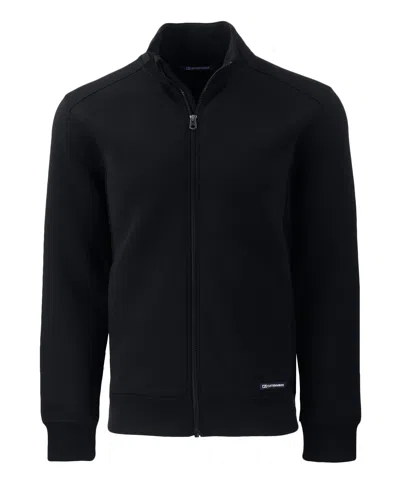 Cutter & Buck Roam Eco Recycled Full Zip Mens Jacket In Black