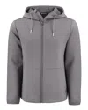 Cutter & Buck Roam Epic Comfort Recycled Mens Full Zip Hooded Jacket In Multi