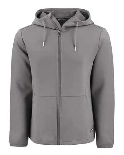 Cutter & Buck Roam Epic Comfort Recycled Mens Full Zip Hooded Jacket In Multi