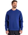 Cutter & Buck Roam Epic Versatility Recycled Crew Neck Mens Pullover In Blue