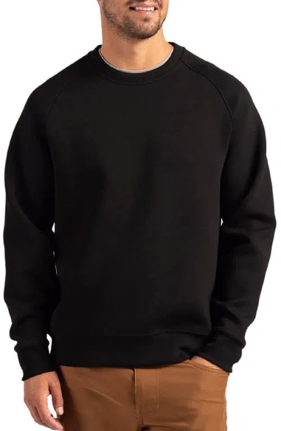 Cutter & Buck Roam Crewneck Pullover In Black