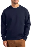 Cutter & Buck Roam Crewneck Pullover In Navy Blue