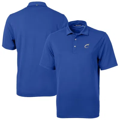 Cutter & Buck Royal Columbus Clippers Virtue Eco Pique Recycled Polo