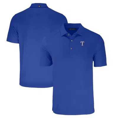 Cutter & Buck Royal Texas Rangers Big & Tall Forge Eco Stretch Recycled Polo