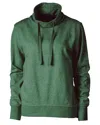 Cutter & Buck Saturday Cotton Blend Womens Funnel Neck Sweatshirt In Multi