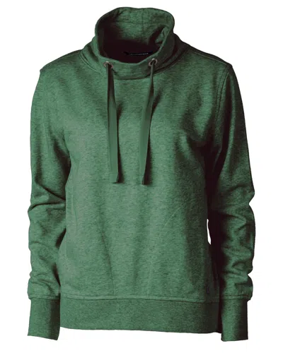 Cutter & Buck Saturday Cotton Blend Womens Funnel Neck Sweatshirt In Multi