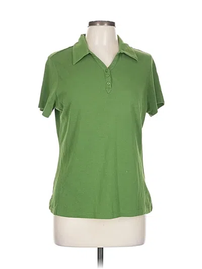 Pre-owned Cutter & Buck Short Sleeve Polo Shirt In Green