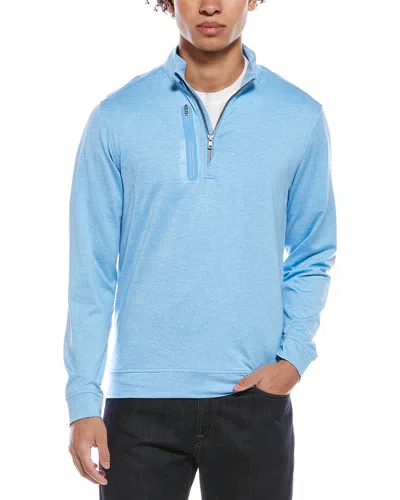 Cutter & Buck Stealth 1/4-zip Pullover In Blue