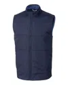 Cutter & Buck Stealth Hybrid Quilted Mens Big And Tall Windbreaker Vest
