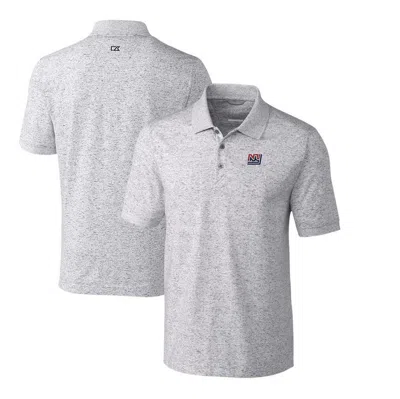 Cutter & Buck Men's Gray Salt Lake Bees Virtue Eco Pique Botanical Print Polo