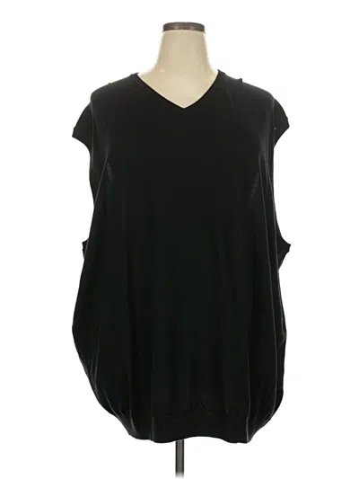 Pre-owned Cutter & Buck Sweater Vest In Black