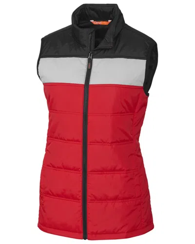 Cutter & Buck Thaw Insulated Packable Vest In Red