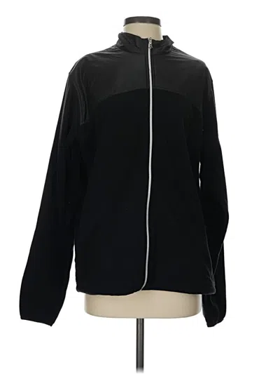 Pre-owned Cutter & Buck Track Jacket In Black