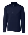 Cutter & Buck Traverse Stretch Quarter Zip Mens Big And Tall Pullover Jacket