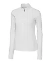 Cutter & Buck Traverse Stretch Quarter Zip Womens Pullover Jacket