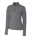Cutter & Buck Traverse Stretch Quarter Zip Womens Pullover Jacket
