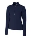 Cutter & Buck Traverse Stretch Quarter Zip Womens Pullover Jacket