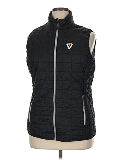 Pre-owned Cutter & Buck Vest In Black
