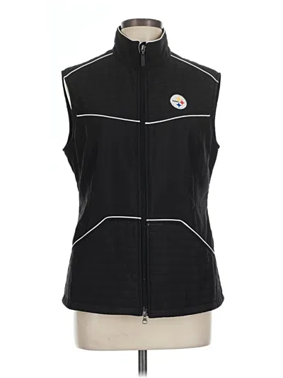 Pre-owned Cutter & Buck Vest In Black
