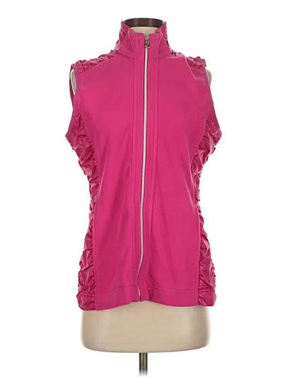 Pre-owned Cutter & Buck Vest In Pink