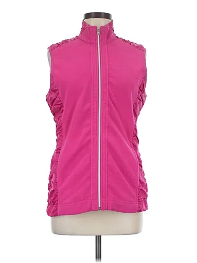 Pre-owned Cutter & Buck Vest In Pink