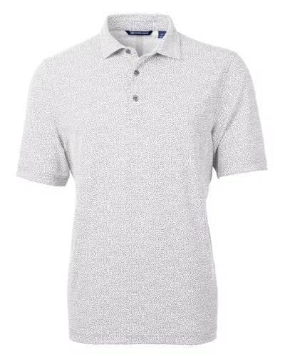 Cutter & Buck Virtue Eco Pique Botanical Print Recycled Mens Polo Shirt