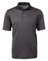 Cutter & Buck Virtue Eco Pique Micro Stripe Recycled Mens Polo