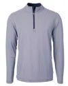 Cutter & Buck Virtue Micro Stripe Quarter Zip Pullover