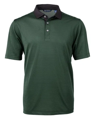 Cutter & Buck Virtue Eco Pique Micro Stripe Recycled Mens Polo