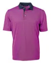 Cutter & Buck Virtue Eco Pique Micro Stripe Recycled Mens Polo