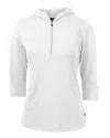 Cutter & Buck Virtue Eco Pique Recycled Half Zip Pullover Womens Hoodie Jacket