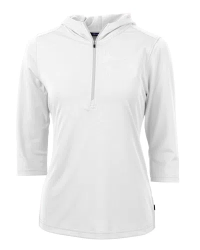 Cutter & Buck Virtue Eco Pique Recycled Half Zip Pullover Womens Hoodie Jacket