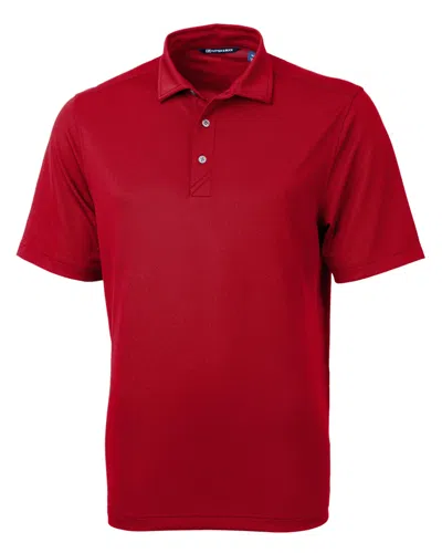 Cutter & Buck Virtue Eco Pique Recycled Mens Big And Tall Polo Shirt In Red