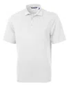 Cutter & Buck Virtue Eco Pique Recycled Mens Big And Tall Polo Shirt In White