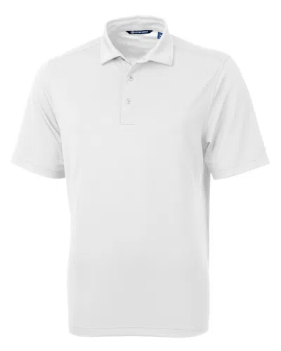 Cutter & Buck Virtue Eco Pique Recycled Mens Big And Tall Polo Shirt In White
