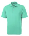 Cutter & Buck Virtue Eco Pique Recycled Mens Polo Shirt In Green
