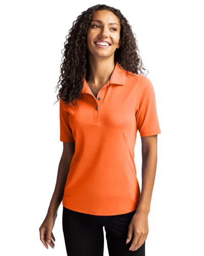 Cutter & Buck Virtue Eco Pique Recycled Womens Polo Shirt In Multi