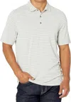 Cutter & Buck Virtue Eco Pique Stripe Polo Shirt In Polished In Multi