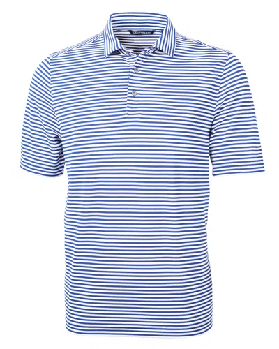 CUTTER & BUCK VIRTUE ECO PIQUE STRIPE RECYCLED MENS POLO SHIRT