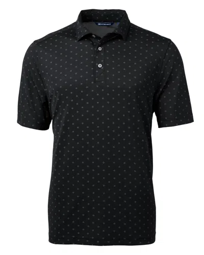 Cutter & Buck Virtue Eco Pique Tile Print Recycled Mens Polo Shirt