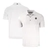 CUTTER & BUCK CUTTER & BUCK WHITE BALTIMORE ORIOLES CITY CONNECT BIG & TALL FORGE ECO STRETCH RECYCLED POLO