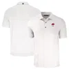 CUTTER & BUCK CUTTER & BUCK  WHITE BUFFALO BILLS THROWBACK FORGE ECO STRETCH RECYCLED POLO