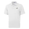 CUTTER & BUCK CUTTER & BUCK WHITE FLORIDA GULF COAST EAGLES BIG & TALL VIRTUE ECO PIQUE RECYCLED POLO
