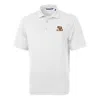 CUTTER & BUCK CUTTER & BUCK WHITE LSU TIGERS VIRTUE ECO PIQUE RECYCLED POLO