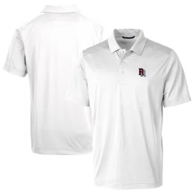 Cutter & Buck White Round Rock Express Prospect Textured Stretch Polo