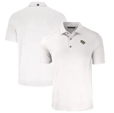 Cutter & Buck White Ucf Knights Big & Tall Forge Eco Stretch Recycled Polo